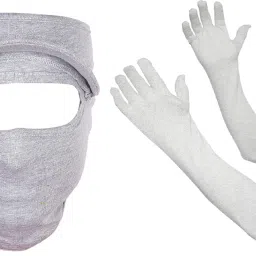 1Pc Mask and 1Pair Gloves Combo-12