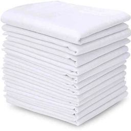 Roop GENTS WHITE HANKY ["White"] Handkerchief-image-76