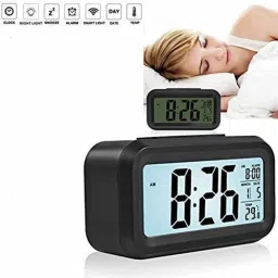 pormono Digital Black Clock image 3
