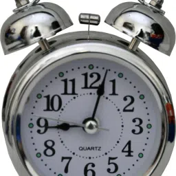 Analog Silver Clock-image-75