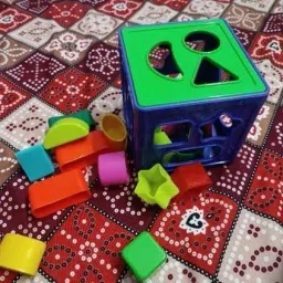 Shape Sorting Cube With 18 Shape And Different Color-CUBE BLUE-339--image-31