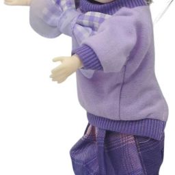 Charming Fashion Movable Joint Doll in Purple Outfit-image-97