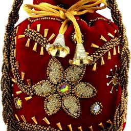 Women Red Potli-image-14