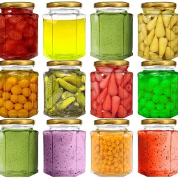 croco jar Glass Grocery Container - 200 ml image 3