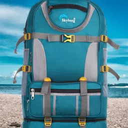 60 Litres Curve Water Resistant Rucksack For Hiking Trekking And Travel - Unisex Rucksack - 60 L-image-75