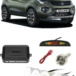 YB537 Silver Car Reverse Parking Sensor with LED Display 4 Sensor Y537 Parking Sensor-image-49