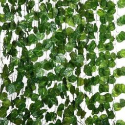 8ft Set of 3 Artificial Money Plant |Home|Garden|Decoration(pot not included) Bonsai Artificial Plantwith Pot-14