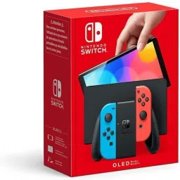 NINTENDO Switch OLED Console with Neon Blue Neon Red Joy Con 64 GB-20