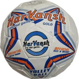VOLLEYBALL WHITE 32 PANEL Volleyball - Size: 5-picture-10