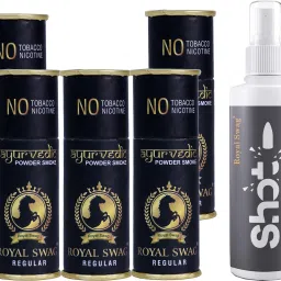 Herbal Cigarette No Tobacco/Nicotine Regular Flavour(25 Sticks) With 100ml Shot Smoking Cessations-image-36