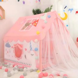 Girl's and Boy's Extremely Light Weight Play theme Tent House for Kids-image-69