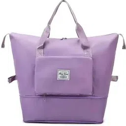40 L Gym Duffel Bag - Foldable Travel Duffel Bag, Large Capacity Folding Travel Bag, Waterproof - Purple-image-71