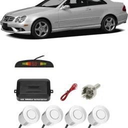 AB377 Silver Car Reverse Parking Sensor with LED Display 4 Sensor A377 Parking Sensor-8