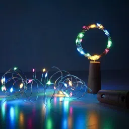 20 LEDs 2 m Multicolor Steady String Rice Lights-7