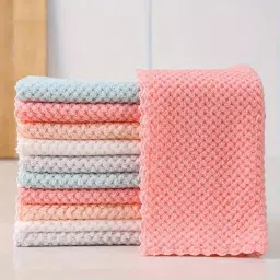 Kitchen Cloth Dish Towels Microfiber Cleaning Cloth Wet and Dry Microfiber Cleaning Cloth-image-29