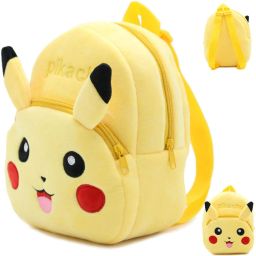 kids school bag Picnic Plush Bag Backpack Stuffed Toy in School Bags pikachu bag School Bag-image-9