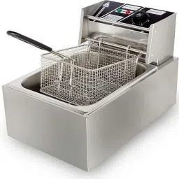 Chef Electric Deep Fryer 6 Litre Stainless Steel, Silver 6 L Electric Deep Fryer-39