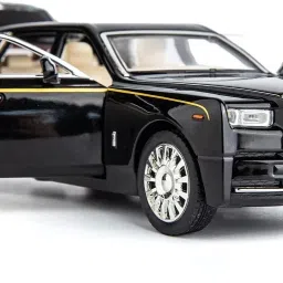 Rolls Royce 1:32 Scale Metal Die Cast Car With Open Door, Light & Sound For Kids-2