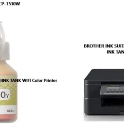 BROTHE Brother DCP-T510W ALL IN ONE INK TANK WIFI Color Printer Yellow Ink Bottle-9