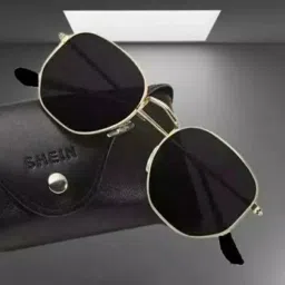 UV Protection, Gradient, Polarized Rectangular Sunglasses (Free Size)-25