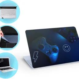SDM 4in1 Combo Laptop Skin with Palmrest Skin, Screen Guard and Key Guard, set418 Combo Set-4