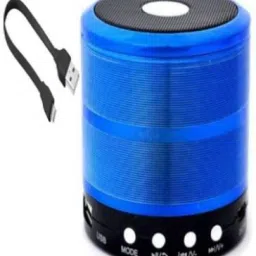 Worricow WS-887 Mini Bluetooth Speaker with FM Radio, Memory Card Slot 5 W Bluetooth Speaker image 2