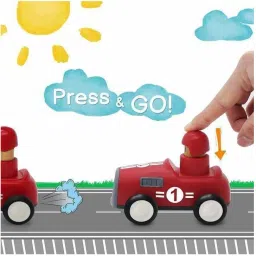 zokato Top Gear Push Car Toy Set of 1 Vehicle Toy - Multicolor image 4