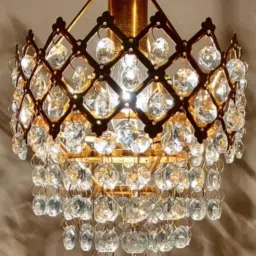 160 Jhumar Crystal Chandelier Light For Living Room Bed Room Hall Decorative Ceiling Light Ceiling Lamp-14