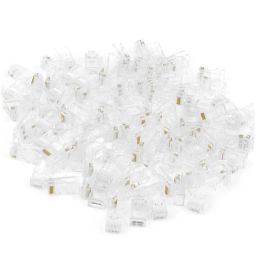 GoodsBazaar 100 Pack, Cat6, Cat5e RJ-45 Ethernet Crimp Connectors Network Interface Card-15