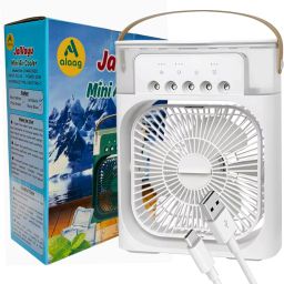 ALAAG JalVayu mini air cooler for room, portable fan, Humidifier, 7 colors LED,3 timer Cooling Fan All in one Cooler-picture-28