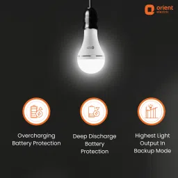 orient electric Emergency Bulb 9W, Energy Efficient,Ideal for powercuts 4 hrs Bulb Emergency Light image 5