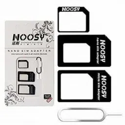 SANNO WORLD 4-in-1 Nano Sim Card Adapter with Ejector Pin Sim Adapter Sim Adapter-12