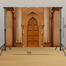 PRIMIUM GATE THEME KBAAR Curtain Fabric-image-62