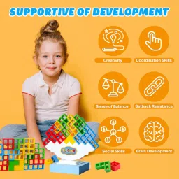 as traders Tetra Tower Stacking Balancing Toy Multicolor2 image 3