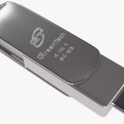 GREEN TECH GT061 USB NEO DRIVE 3.0 4 in 1 USB (Lightning , Type-C, Micro V8, USB Drive 64 GB Pen Drive Compatible with Mobile, Laptop, Desktop Computer USB 3.0 Metal Case image 4