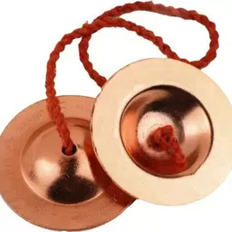 dokchan Iron handCraft Manjeera Traditional Instrument Indian Music for Pooja(7.5 cm) Kartal Instrument-picture-45