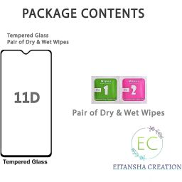 EITANSHA CREATION Edge To Edge Tempered Glass for Infinix Note 40X 5G, Infinix Note 40X, Infinix Note 40X 5G image 5