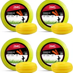 Trimmer Line 3mm 50 Meter Pack of 4 (Square) Attachment of Brush Cutter Fuel Grass Trimmer-image-71