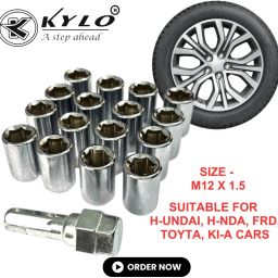Wheel Nut Alloy 12 x 1.5 for Cars Wheel Studs-image-66