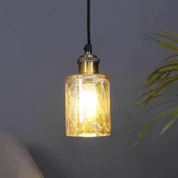 shoppeefry Nico Dexter Transparent Glass Hanging Light-picture-45
