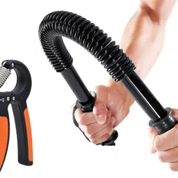 pheonix 40 Kg Power Twister Bar & Adjustable Hand Gripper (Pack Of 2) Fitness Accessory Kit Kit-picture-12