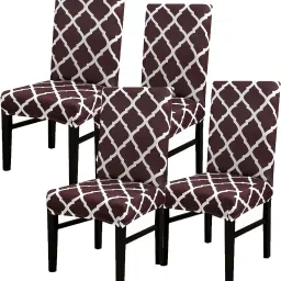 Polyester Geometric 1 Seater Chair Cover-image-51