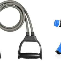 Toning Tube Resistance Band for Exercise & Adjustable Hand Power Gripper for Forearms Fitness Accessory Kit Kit-image-45