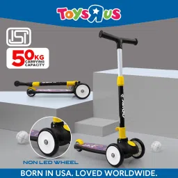 Smart Kick Scooter, 4 Adjustable Height, Foldable & PVC Wheels,Cap-50 Kg-83