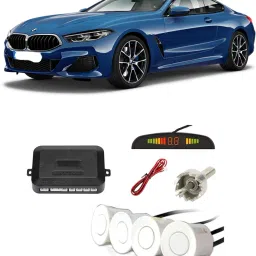 YB49 Silver Car Reverse Parking Sensor with LED Display 4 Sensor Y49 Parking Sensor-27