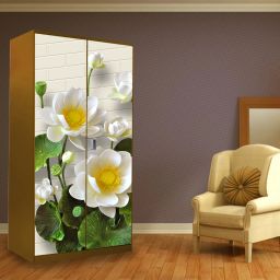 60.96 cm Almirah Door Wallpaper Sticker (39 inch x 84 inch ) Self Adhesive Sticker-image-31