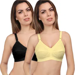 Pack of 2 Women Full Coverage Non Padded Bra-image-44