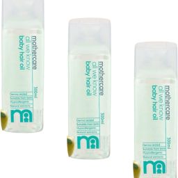 mothercare ALL WE KNOW BABY HAIR OIL 300ML EACH (PACK-3) Hair Oil-picture-22