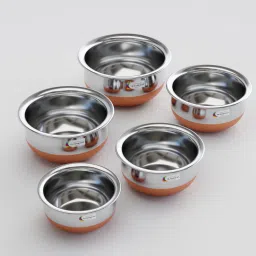 vigshrise VIGNESHGENIX Pure Copper Handi Bowl Serving Set image 4