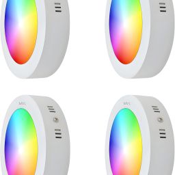9W 7in1 Multicolour Surface Led (Red/Pink/Blue/Yellow/Violet/Green/White) Pack-4 Ceiling Light Ceiling Lamp-20